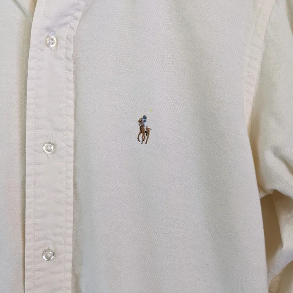 Vintage Polo Classic Cotton Knit Button Down Shirt - Picture 6 of 8